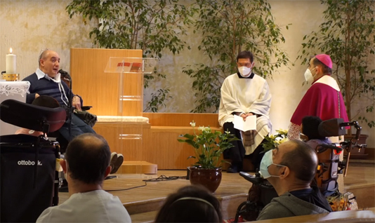 L'arcivescovo in diretta dal santuario del beato don Gnocchi