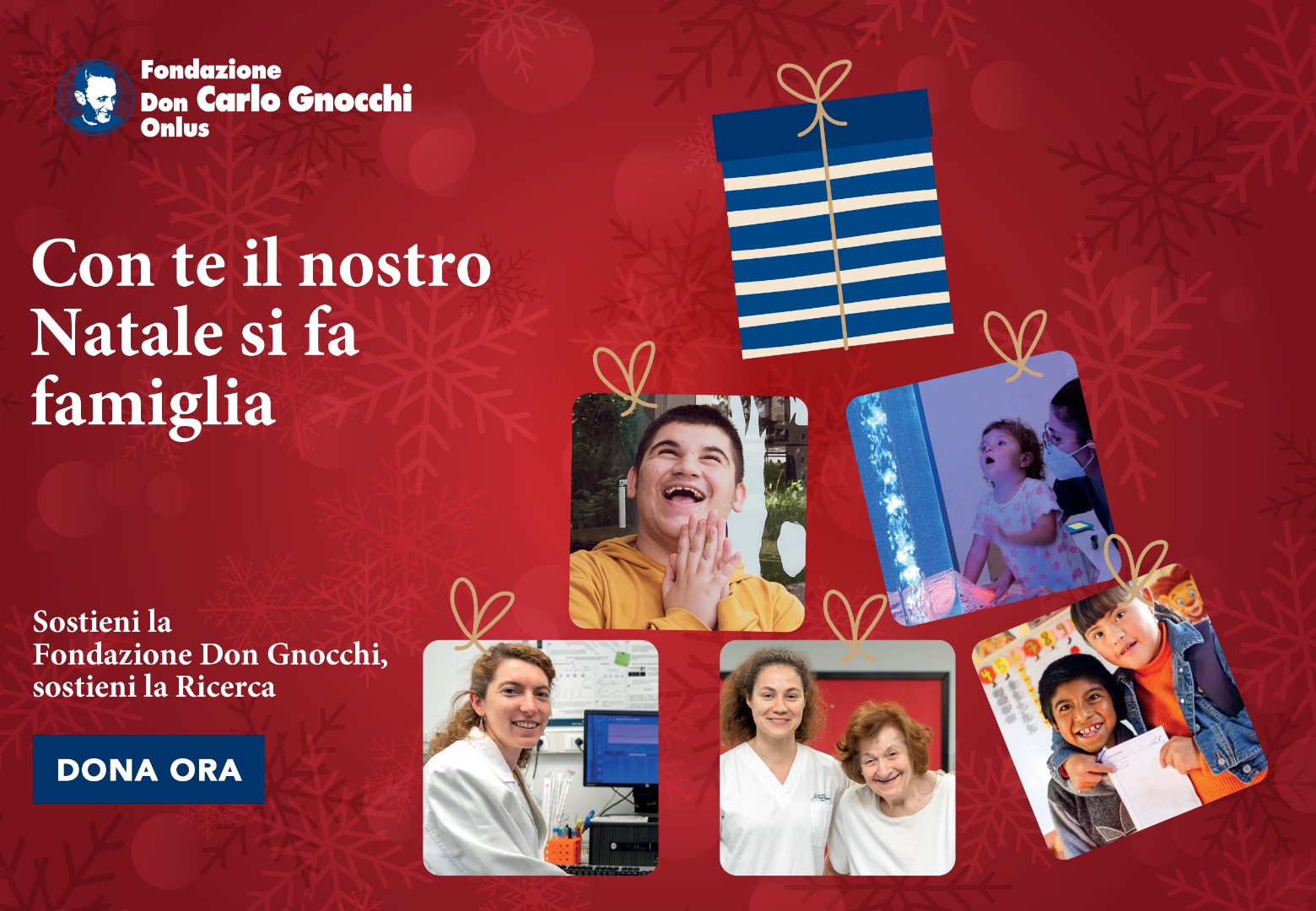Con te il nostro Natale si fa famiglia