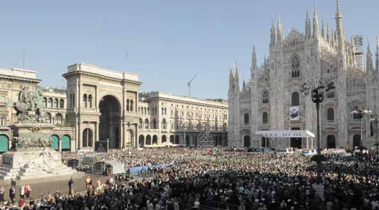 Sabato 22 ottobre la Messa (in diretta tv) in Duomo a Milano